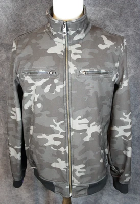 Chaqueta Buffalo David Bitton Outerwear Para Hombre Gris Camuflada Talla Grande Foto 1 de 4
