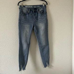 SONG Perfect Skinny Ankle Jeans Women’s 7/28 Blue Stretchy Dressy Casual  - Picture 1 of 7