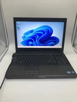 DELL PRECISION M4600 i5-2520M @ 2.50GHz 4GB RAM 128GB SSD Windows 10 LAPTOP. - Image 1 of 4