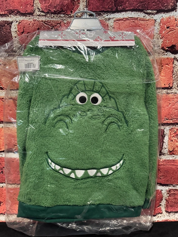 Juego de pijama para niños Pixar Toy Story de los parques de Disney con almohada talla 7/8 Rex nuevo en paquete Foto 1 de 4