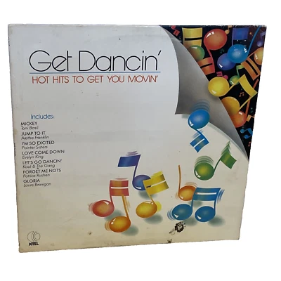 Various Get Dancin' (Vinyl, 1983) K-Tel TU 3110 Good LP Record Album - Image 1 of 4