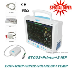 CE Vital Signs ICU Patient Monitor Multiparameter, Printer+ CO2 Capnograph+2 IBP - Picture 1 of 10