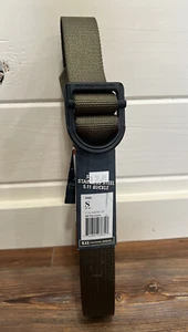 5.11 TACTICAL 1-1/2" STEELE BUCKLE TRAINER BELT 59409 TDU GREEN 28-30" SMALL - Picture 1 of 4