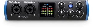 Presonus STUDIO 24C Audio Recording Interface For Zoom Live Stream Conference - Picture 1 of 4
