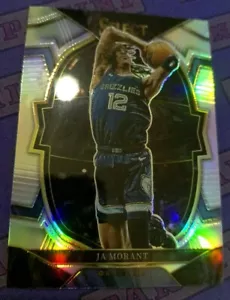 2022-23 Panini Select #58 Ja Morant Silver Prizms Memphis Grizzlies - Picture 1 of 2