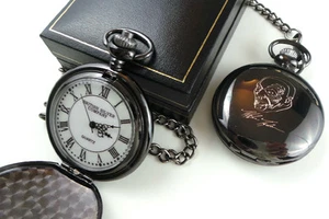  MIKE TYSON Signed POCKET WATCH Boxing Memorabilia Fight Fans Signature Gift Box - Picture 1 of 6