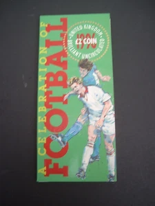 GB UK. Elizabeth II. Royal Mint 1996 £2 Pounds UEFA Euro 96 Football Pack - Picture 1 of 3