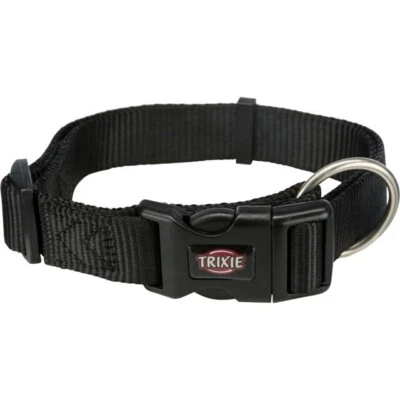 Collar de perro Trixie Premium negro L-XL 40-65 cm 25 mm ancho Foto 1 de 2