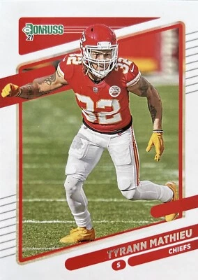 2021 Panini Donruss Tyrann Mathieu Arizona Cardinals #119 NMMT - Image 1 of 2