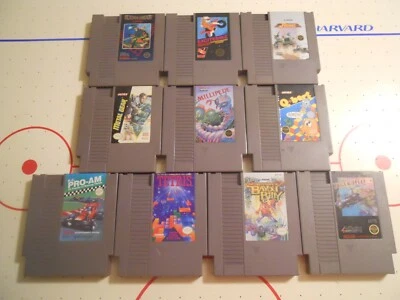 NINTENDO NES 10 GAME LOT -Bayou Billy, Commando & More - Cleaned, Tested,Works - Image 1 of 4
