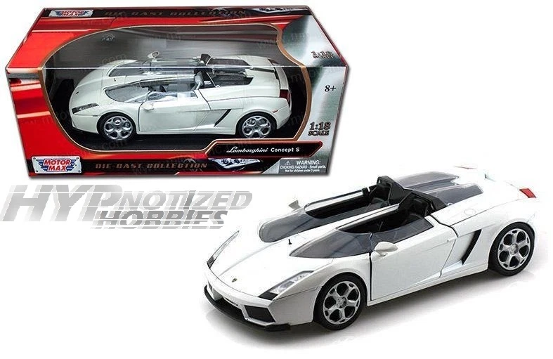 MOTORMAX 1:18 LAMBORGHINI CONCEPT S DIE-CAST WHITE 79156 - Image 1 of 1