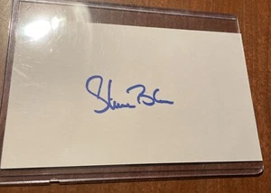Steve Blass signed auto 3x5 index card  Pittsburgh Pirates - Picture 1 of 1