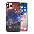 Silicone Phone Case Soft Cover Stars Space Galaxy Print iPhone 13 Samsung 20 21