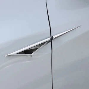 1 Set 3D Alloy Sticker Car Front Door Side Fender Emblem Decal Trim Accessories - Imagen 1 de 14