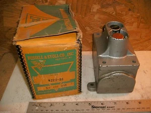 INTERRUPTOR A PRUEBA DE EXPLOSIONES RUSSELL & STOLL 4220SS DE COLECCIÓN 600V MAX RUSSELLSTOLL - Imagen 1 de 4