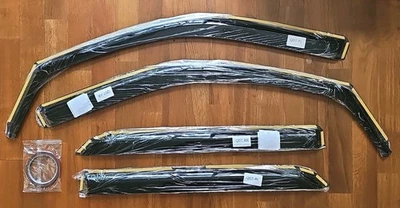 Protectores de lluvia de ventana para Dodge RAM 2500 3500 2019-2025 - 4 piezas cortinas de ventilación Foto 1 de 2