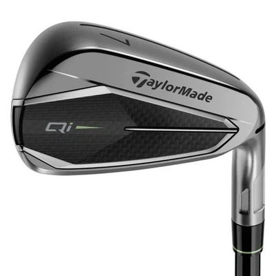 Conjunto de Ferro TaylorMade Qi Gunmetal 5-PW, AW Aço Regular Flex Mão Esquerda - Imagem 1 de 4