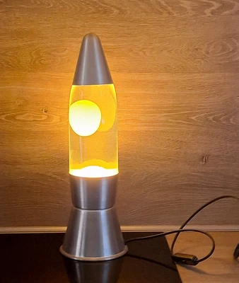 PROVIMA Lavaleuchte gelb / Gehäuse Alu - Bild 1 von 4