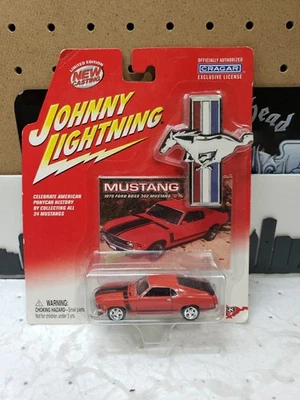 Ford Boss Mustang 302 Mustang Classics Series 1970 Johnny Lightning en rojo Foto 1 de 3