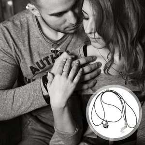 Collar Amor Pareja Amantes Corazón Colgante A Juego Parejas Cosas - Imagen 1 de 10