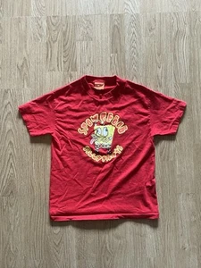 Vintage 2002 SpongeBob Sillypants Nickelodeon T-Shirt Red  -  Size Youth Medium - Picture 1 of 5