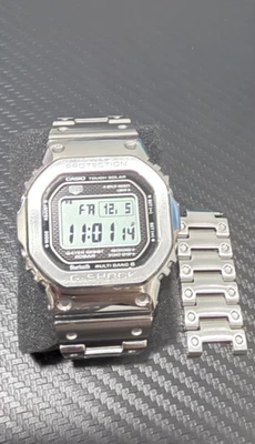 (usado) Casio G-Shock Square GMW-B5000D-1JF Full Metal Acero Inoxidable Foto 1 de 4