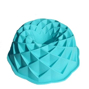 X-haibei Cake Pan Bread Gelatin Jello Pudding Baking Silicone Mold Dia - Picture 1 of 9