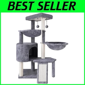 Xin Three Layer Cat Tree - Grey with Hammocks - Picture 1 of 11