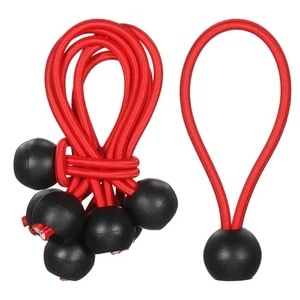 35 Piezas Bola Bungee Cable 4" Toldo Lona Atar Cordones para Tienda de Campamento Rojo - Imagen 1 de 6