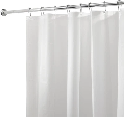 shower Curtain liner 72 x72 with magnets weights clear liners mildew resistant - Image 1 of 4