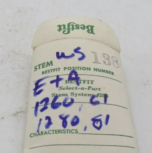 VÁSTAGO DE BOBINADO ETA 1260 1261 1280 1281 PIEZAS DE RELOJ P&R REPUESTOS O REPARACIÓN W59 Foto 1 de 4