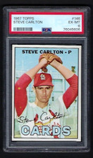 1967 Topps #146 Steve Carlton - PSA 6 - St. Louis Cardinals