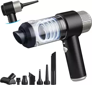 Portable Cordless Handheld Car Vacuum Cleaner, 16000PA Mini Vacuum Cleaner, 7 in - Picture 1 of 12