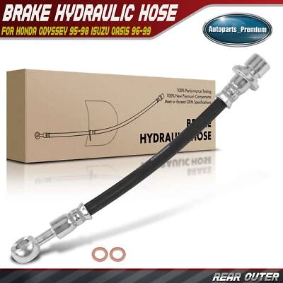 1x Manguera hidráulica de freno lateral exterior trasero para Honda Odyssey Isuzu Oasis 1996-1999 Foto 1 de 4