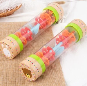 Children's wooden puzzle toys fun science and education toys Rain sound tube - Picture 1 of 4