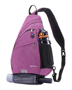 Sling Bag Crossbody Backpack Over Shoulder Daypack Casual Cross Chest Side Pack - Picture 1 of 6