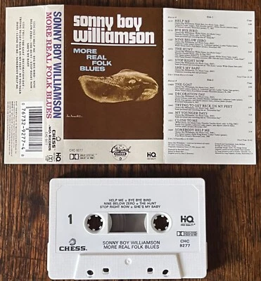SONNY BOY WILLIAMSON More Real Folk Blues CASSETTE TAPE USA Chess RARE *MINT* - Image 1 of 4