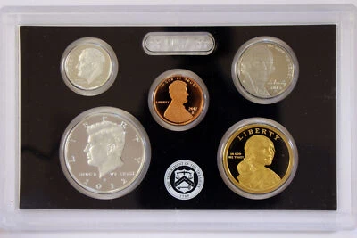 Partial 2012-S US Silver Proof Set No Quarters No Box/COA Or Quarters (NUM5360) - Image 1 of 4