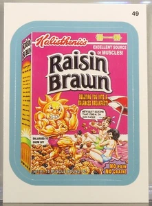 Wacky Packages Serie 11 2013 pasas marrón #49 azul paralelo - Imagen 1 de 2