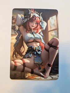 Nilou Genshin Impact Matchmaker Goddess Story Waifu A5 Card Anime - Picture 1 of 1