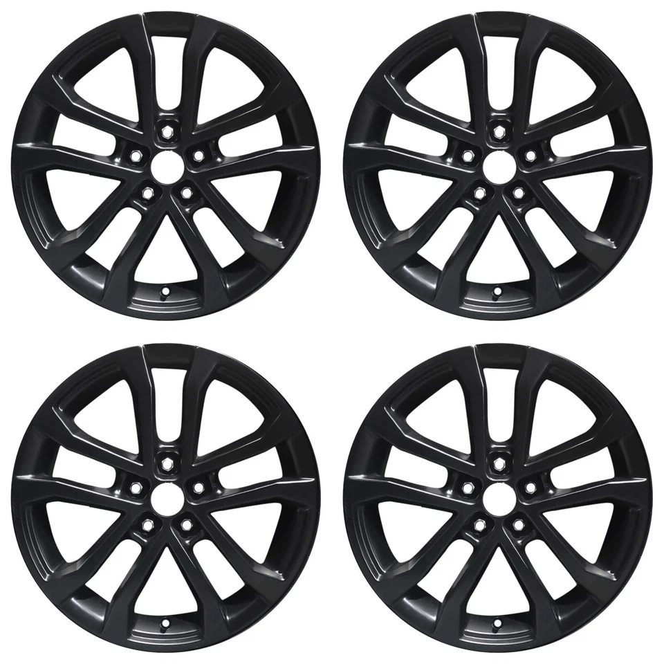 Juego de llantas negras Chevrolet Sonic 2015-2021 17" OEM 23176348 Foto 1 de 1