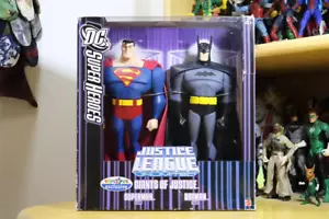 MATTEL Justice League Superman/Batman 1/6 Limited Pair Set In Stock - Picture 1 of 5