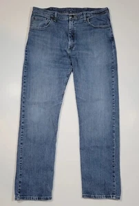 Pantalones de mezclilla para hombre Wrangler 36x32 azul pierna recta -36x31 real - Imagen 1 de 7