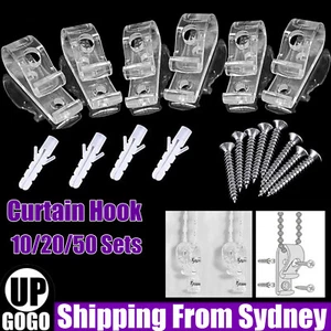 10-50 Safety Roller Blind Chain Cord Hook Tensioner Roman Roller Vertical P Clip - Picture 1 of 12