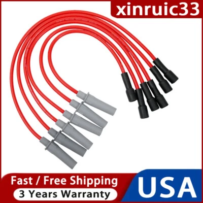 Juego de 6 cables de bujía para Dodge Grand Caravan 2001-07 3,3 L V6 2009-10 3,8 L V6 Foto 1 de 4