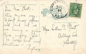 Postal de cancelación de ferrocarril Cumberland & Piedmont R. P. O - Imagen 1 de 3