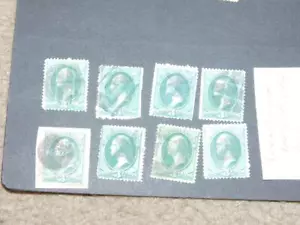 US 3 CENT WASH. BANKNOTES WITH FANCY CANCELS ( A COUPLE MAY HAVE FAULTS) LOT WA2 - Picture 1 of 1