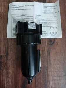 1/2" Metal Bowl Air Tools Particulate Filter INTERSTATE PNEUMATIC W1080AP - Picture 1 of 6