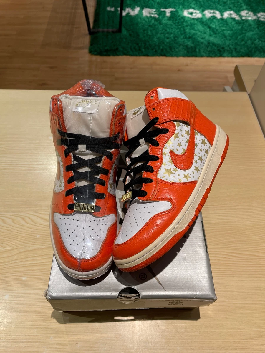 Nike Supreme x Dunk Pro SB High Orange for Sale | Authenticity