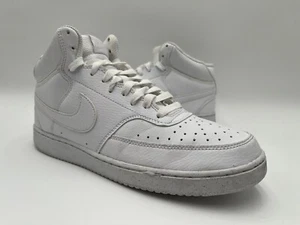 Nike Mens Court Vision Mid NN DN3577-100 White Basketball Shoes Sneakers Sz 10 - Picture 1 of 8